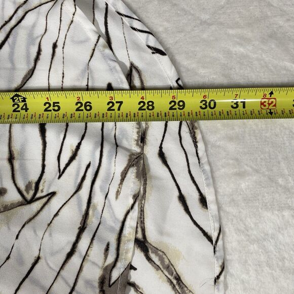 Roz & Ali Women's Sz XL Top Blouse Abstract Hi-Low Tunic Flowy Career Artsy NWT - Picture 7 of 7